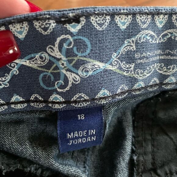 BANOLINO Dark Denim Capris‎ size 18 - Picture 7 of 10